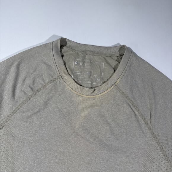 FIGS Green Salta Seamless Longsleeve Women's Underscrub T-Shirt Size XS SEE PICS - Picture 2 of 12